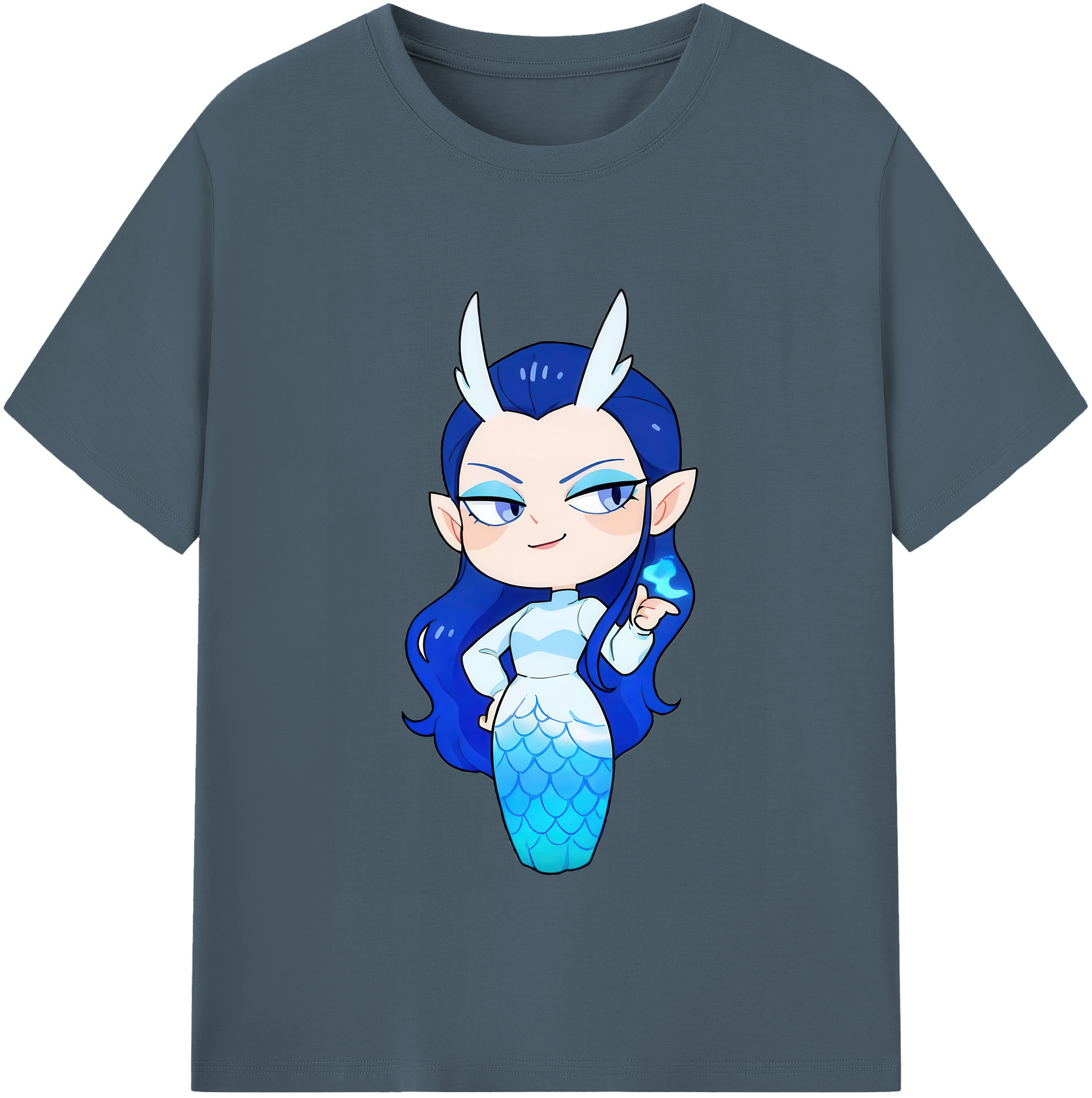 （画像用） Ne Zha 2 ナタ 魔童の大暴れ 綿100％半袖Tシャツ（フロントプリント）